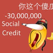 Avatar of player -30000000 social credit